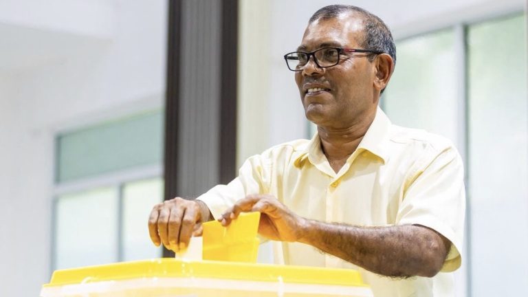 އެމްޑީޕީގެ ޗެއާޕާސަންގެ އިންތިހާބުގެ ވަގުތީ ނަތީޖާ އިއުލާންކޮށްފި ކުރީގެ ރައީސް މުހައްމަދު ނަޝީދު