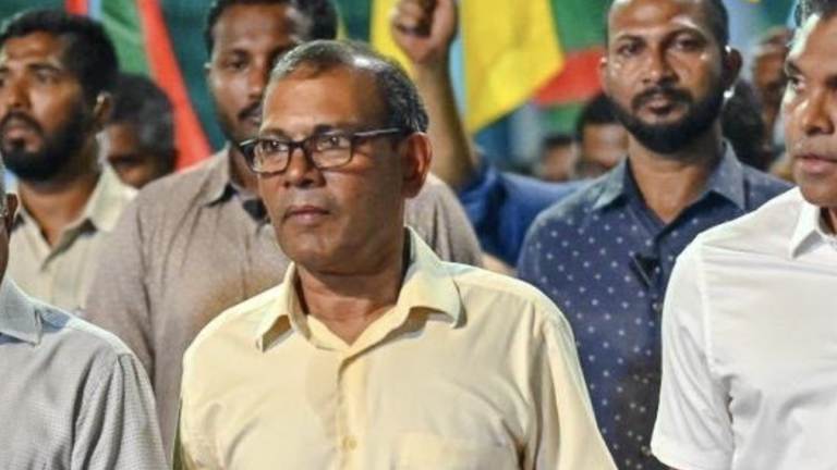 ސެކިއުރިޓީ ކަނޑާލިޔަސް މުޒާހަރާތަކަށް ވަޑައިގަންނަވާނެ ކަމަށް ނަޝީދު ވިދާޅުވެއްޖެ ރައީސް ނަޝީދު