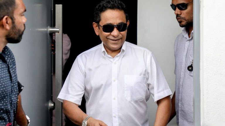 ޔާމީނާ ދެކޮޅަށް ހުށަހެޅި އާ ހެކިތައް ބަލައިނުގަންނަން ހައި ކޯޓުން ކުރި ހުކުމަށް ސުޕްރީމް ކޯޓުން ތާއިދުކޮށްފި ރައީސް ޔާމީން / ފޮޓޯ: ޕީޕީއެމް